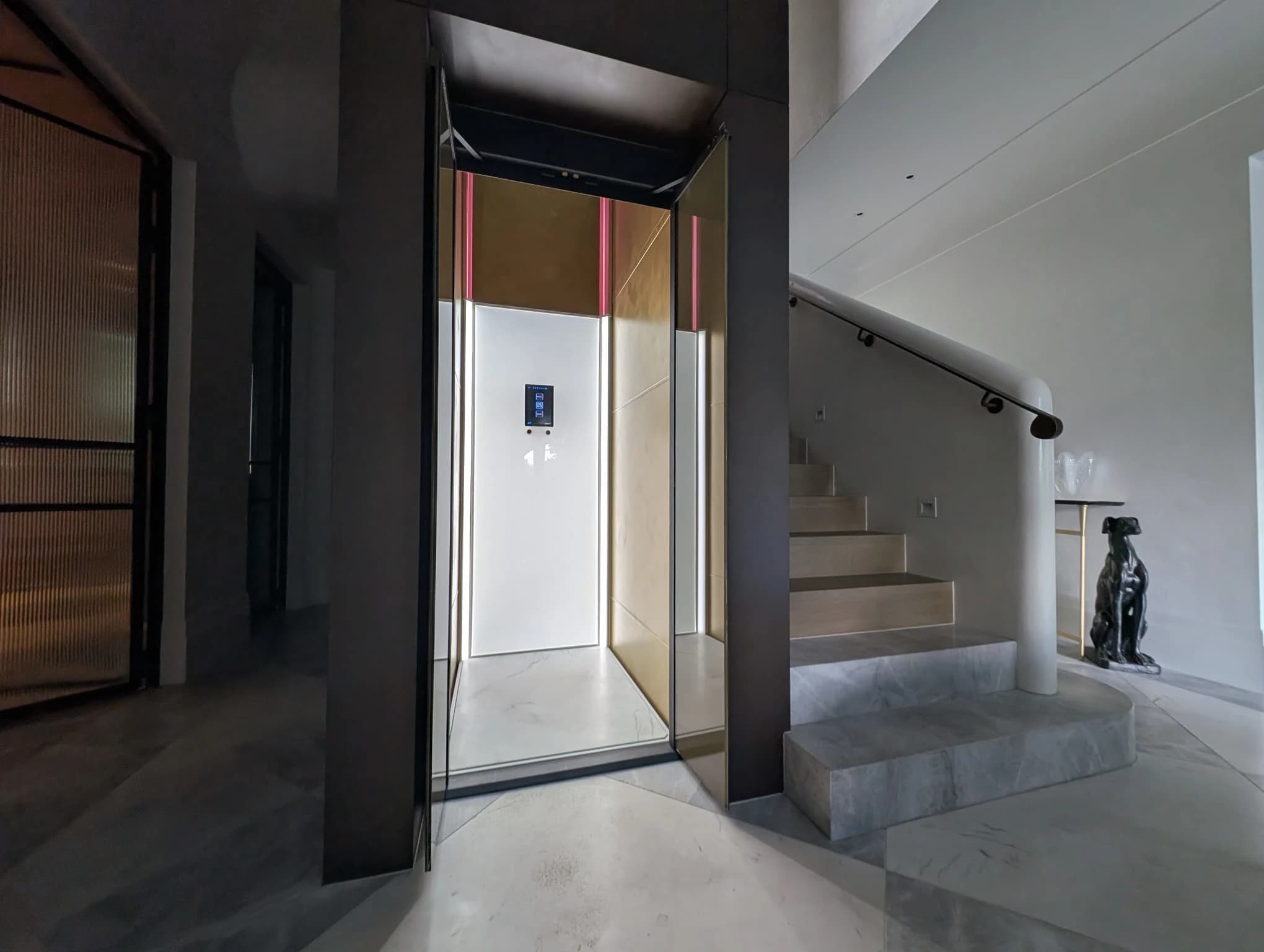 Architecturally designed home lift
