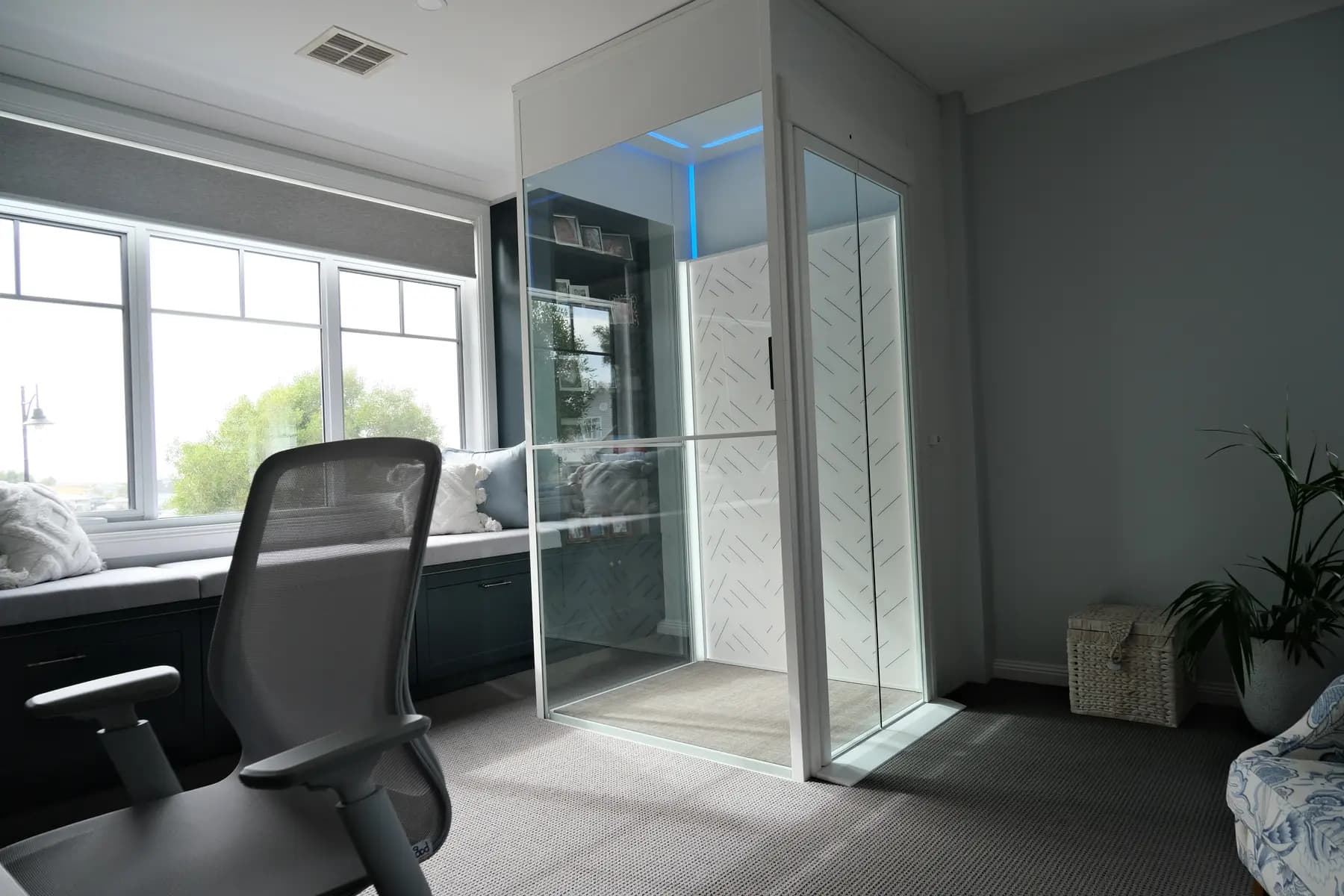 A Swift home lift installed in a Melbourne residence